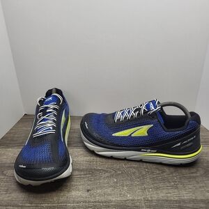 Altra Torin 4 Mens Size 9 Zero Drop Running Shoes Blue Foot Shaped